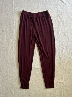 Athleta Lightweight Maroon Lounge Pants Sweatpants